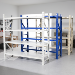 Metal <strong>Stacking</strong> <strong>Shelves</strong> 200Kg Warehouse Racking Shelving <strong>Stacking</strong> Racks &amp; <strong>Shelves</strong> Light Duty Warehouse Storage Rack - Product Image 1