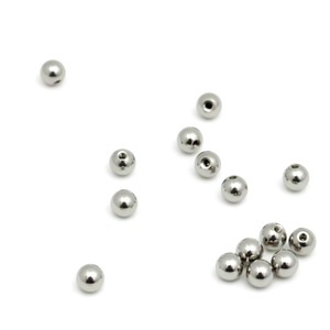 Stainless Steel Stud Earrings Ball Shape Screw Operated For Children Accessories - Product Image 4