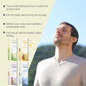 قلم عشبي للتنفس مع خلاصة نبات الموليين والنعناع والزعتر لتنظيف الرئة وتنقية الهواء الفموي والإقلاع عن العادات السيئة (600 استخدام) - Product Image 2