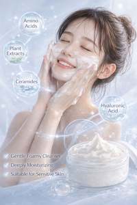 <span class=keywords><strong>Limpiador</strong></span> <span class=keywords><strong>Facial</strong></span> <span class=keywords><strong>Simple</strong></span> para Piel Sensible, Suministro Directo de Fábrica para el Cuidado de la Piel - Product Image 2