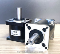 Gearbox Motor Stepper SUMTOR Presisi Tinggi Nema 23 Rasio 5~100:1 untuk Driver Motor Stepper Nema23 Peredam Planet