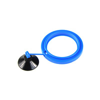 Anneau flottant d'alimentation pour aquarium, distributeur de nourriture en plastique, disponible en différentes tailles et formes carrées