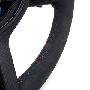 Volante Deportivo M Performance para <span class=keywords><strong>BMW</strong></span> F30 F10 F32 F20 F15 F25 E70 E71 E72 E90 E92 M3 M5 M6, Volante de Alcántara - Product Image 6