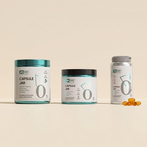 Medical Grade Aluminum <b>Pill</b> Jar for Supplements Aluminum <b>Containers</b> for Omega 3 Capsule Airtight <b>Pill</b> Jar - Product Image 3