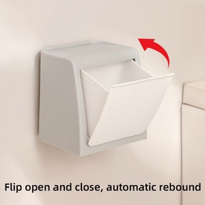 Support Oem Durable Garbage Storage Box <b>Mini</b> Desktop Trash Cabinet Wall-mounted Garbage Box Sanitary Napkin Storage Box - Product Image 2