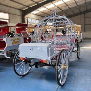 New Electric Factory Price Pumpkin Horse Carts Wedding Cinderella Royal Carriage for Princess - Product Image 3