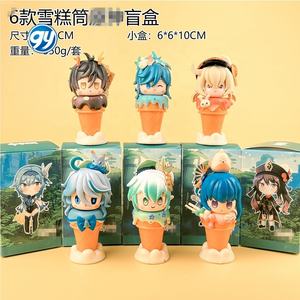 Figura de <span class=keywords><strong>Manga</strong></span> Furina <span class=keywords><strong>Genshin</strong></span> <span class=keywords><strong>Impact</strong></span> Klee Zhongli Surprise Anime Figura PVC Juguetes Catcher Egg Box Gashapon Machine Juego Premio Juguete - Product Image 3