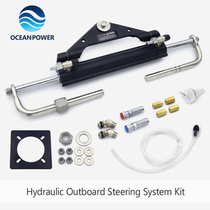 Kit <span class=keywords><strong>de</strong></span> direction hydraulique hors-bord 80HP/100HP/150HP/200HP/300HP/350HP/700HP pour <span class=keywords><strong>bateau</strong></span>, système <span class=keywords><strong>de</strong></span> gouvernail marin avec un ensemble complet d'accessoires - Product Image 1