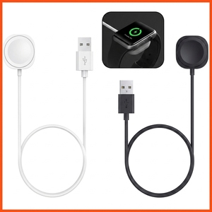 Cable de Carga Magnético Retráctil para Reloj, Cargador Inalámbrico <span class=keywords><strong>USB</strong></span> con Protección OTP/OVP, Salida de 5W para Relojes Inteligentes, Uso en Viajes - Product Image 2