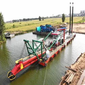 Julong Cutter Suction Dredger / Sand Dredging Boats used in River/Lake/Shore