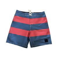 Short de bain pour homme, taille plus, imprimé numérique avec logo personnalisé, imperméable, en spandex/polyester 160g, respirant, séchage rapide, élastique