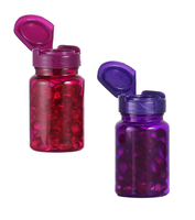 Bouteille en PET personnalisée de 100 ml à ouverture facile pour bonbons pressés, distributeur de suppléments de santé en plastique, directement de l'usine
