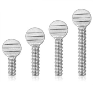 M4 M5 M6 X 10Mm M8 1/4 Thép Carbon Bảng Vợt Bóng Bàn Máy <span class=keywords><strong>Threaded</strong></span> Vít Thép Không Gỉ Ngón Tay Cái Vít Bu Lông - Product Image 1