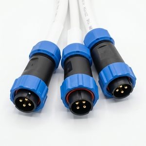 تجميعة كابلات توصيل دائرية مخصصة مقاومة للماء، سلك طاقة ثنائي الأطراف، مصنع OEM - Product Image 6