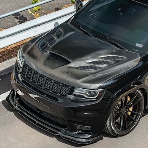 Cofano Anteriore in Fibra di Carbonio per <span class=keywords><strong>Jeep</strong></span> <span class=keywords><strong>Grand</strong></span> <span class=keywords><strong>Cherokee</strong></span> 2013-2023, Copertura Ventilata per Paraurti Anteriore, Kit Carrozzeria Auto - Product Image 6