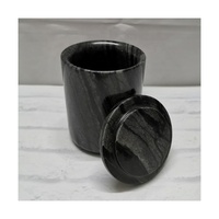 SH STONE Personnalisé À La Main Diverses Couleurs Décoratif Clair Pierre Naturelle Marbre De Luxe Vert Onyx Bougeoir Pots Avec Couvercle