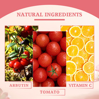Coffret de Soins Coréens de Luxe les Plus Vendus, Cosmétiques Éclaircissants et Anti-Âge à la Vitamine C, Tomate et Arbutine, pour Peaux Noires