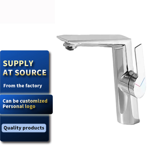 Grifo de Baño Moderno de Latón de Bajo Consumo con Monomando y Válvula Cerámica para Tocador, Uso en Dormitorio - Product Image 1