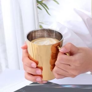 Vaso de Acero Inoxidable 304 de Doble Capa con Asa, 300 ml, para Cerveza, Café, Agua, para el Hogar, Comedor, Oficina, Camping - Product Image 3