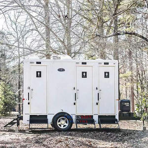 ポータブル浴室トレーラーカスタム3ストール高級モバイルトイレトレーラー - Product Image 4