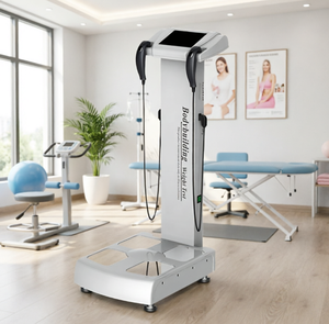 Analyseur de composition corporelle avec électrodes tactiles 8 points, technologie IA, en ABS, pour la surveillance de la masse grasse et musculaire, appareil de contrôle de santé - Product Image 1