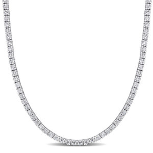 สร้อยคอเทนนิสโมอิสซาไนต์ 12.5 กะรัต DEW Created - มีให้เลือก 6 ขนาด - Product Image 1