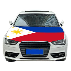 Vente en gros de housses de capot de voiture de style drapeau, résistantes à l'usure et durables, 120x150 cm, pour voitures aux Philippines - Product Image 2