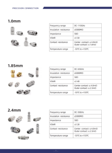 Connecteurs coaxiaux de type F TRL SMB SSMB, adaptateurs RF 50Ω 75Ω DC 4GHz VSWR ≤1.30 - Product Image 6
