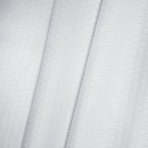 Tela de Malla Jacquard a Cuadros de Poliéster 100 % de 175 g/m², Secado Rápido, Absorbente, para Camisetas Deportivas, Venta al por Mayor Personalizada de Fábrica - Product Image 5