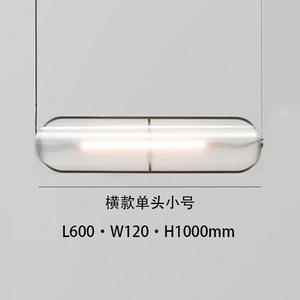 Lámpara de Araña Decorativa Acrílica de Estilo Nórdico, Diseño Moderno y Minimalista con Forma Rectangular Única, Temperatura de Color de 3000K - Product Image 3