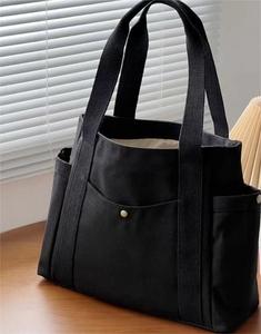 Nuovo stile borsa di tela per le donne di tela di grande capacità borsa a una spalla per studenti universitari di classe per <span class=keywords><strong>tutto</strong></span> il cotone borsa da donna - Product Image 5