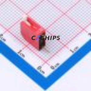 DP-01RP DIP Switch Through hole Component (THT) Switch Piano Key 1 2.54mm Red - Product Image 1
