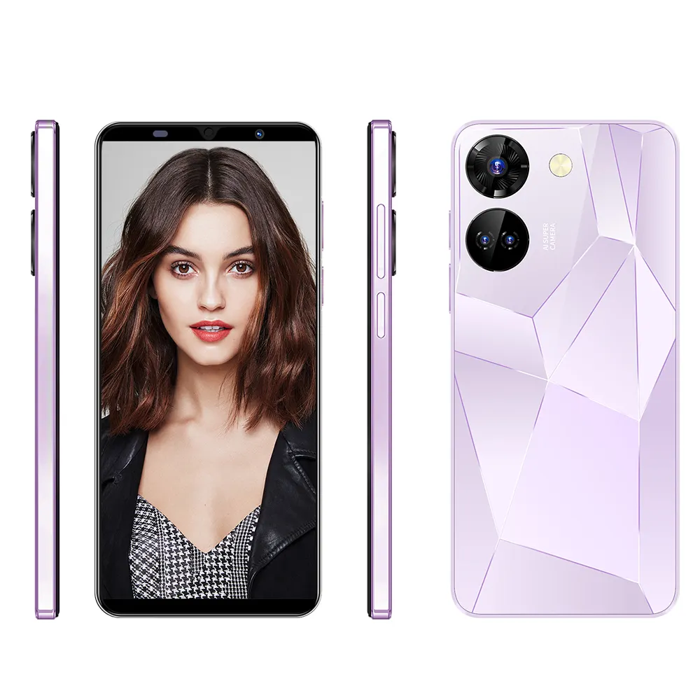 2024 novo telefone celular 5G C20 pro 8 + 256GB TECON Camon 19 reconhecimento facial 7.3 polegadas HD Tecno 20 câmera smartphone beleza