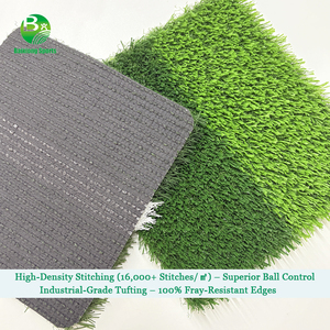 Tappeto <span class=keywords><strong>erboso</strong></span> artificiale ecologico da 40mm <span class=keywords><strong>per</strong></span> campi sportivi al coperto a bassa manutenzione morbido da calcio a <span class=keywords><strong>terra</strong></span> assorbimento degli urti resistente alle intemperie - Product Image 5