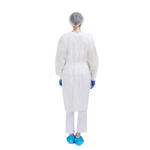 Hastane doktor AAMI seviye 2 sarı PP SMS hasta tek kullanımlık izolasyon elbiseleri fiyat listesi - Product Image 3