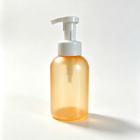 Bouteille pompe moussante Boston PET 430 ml, rechargeable, distributeur de mousse nettoyante pour le visage, impression personnalisée, marque privée, OEM