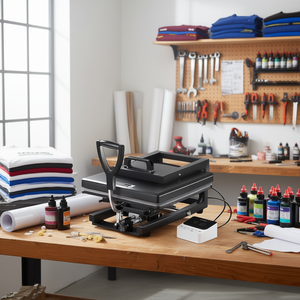 Máquina de Prensa de Calor Vevor de 15 x 15 Pulgadas, Plana, Manual, para Impresión de Camisetas - Product Image 2