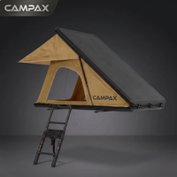 Tente de toit triangulaire pour 4 personnes, en aluminium nid d'abeille, ouverture rapide, 4 saisons, pour 4x4, Dachzelt