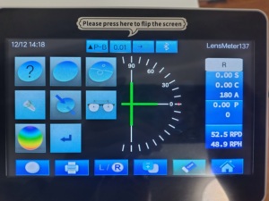 เครื่องวัดสายตาอัตโนมัติแบบหน้าจอสัมผัส 7 นิ้ว พร้อมไฟทดสอบสีฟ้า-เขียว เครื่องวัดโฟกัสแบบดิจิตอล อุปกรณ์ตรวจวัดสายตา เครื่องวัดเลนส์อัตโนมัติ - Product Image 6