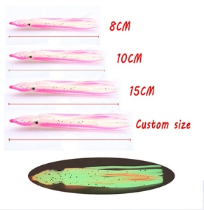 Fish Lure Yellow Color Squid Skirt Soft Fishing Bait