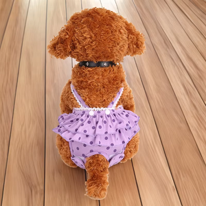 S-2xl נקבה כלב חיתול תחבושת היגיינית עם חשפן לנערה, נקבה החצאית כלבלב נערה חטוב - Product Image 6