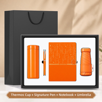 Kit Cadeau Promotionnel Personnalisé : Carnet, Stylo, Gobelet Isotherme, Parapluie – Cadeau d'Entreprise en Gros pour Événements et Fêtes