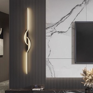 Lámpara de Tira Larga Minimalista, para Sala de Estar, Sofá, Fondo de <span class=keywords><strong>TV</strong></span>, Rejilla de Pared, Lámpara de Noche Sencilla y Moderna para Dormitorio - Product Image 1