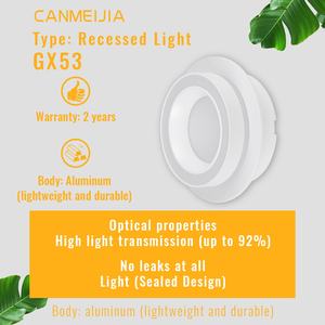 제조사 직영 GX53 매입형 다운라이트 브라켓 스포트라이트 LED 램프 홀더 베이스 알루미늄 천장 LED 다운라이트 하우징 - Product Image 3