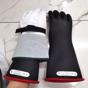Venta caliente 7.5KV Prueba de golpes Dieléctrico Clase 1 Guantes de trabajo aislados de alto voltaje eléctrico - Product Image 2