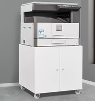 Meubles de bureau en vente directe d'usine, support multifonctionnel en métal pour photocopieur, armoire pour photocopieur, support mobile pour imprimante avec roulettes