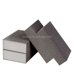 Bloc de ponçage broyé au sable éponge DMS papier de verre 25*70*100mm bloc d'éponge de ponçage abrasif d'oxyde d'aluminium avec main pour le meulage - Product Image 5