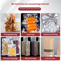 Scelleuse sous vide automatique à double chambre DZ-400 pour sacs plastiques de grande taille, emballage alimentaire, compression et conservation