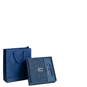 Set de Regalo Corporativo Moderno con Logotipo Personalizado en Relieve, Cuaderno A5 de Acero Inoxidable y Bolígrafo para Empleados Corporativos - Product Image 3
