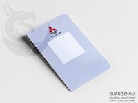 Carte de paiement professionnelle en PVC brillant avec impression personnalisée couleur, identification imprimable, RFID 125 kHz, format mini, pour vente en gros